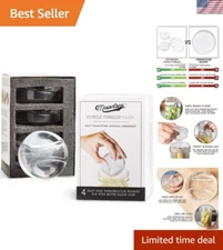 Wide Mouth Pickle Pebbles - Essential Crystal Clear Glass Weights for Fermenting