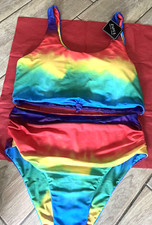 Zaful Forever Young Pink 2pc Bikini Set Size L/XL SEE MEASUREMENTS NEW XRD