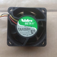 1PCS NIDEC TA225DC B34605-57 DC 12V 0.58A 6.96W 60*60*25mm Cooling Fan 3Pin#XR