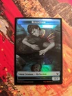 MTG Card: Reflection // Human soldier Double-sided Token FOIL