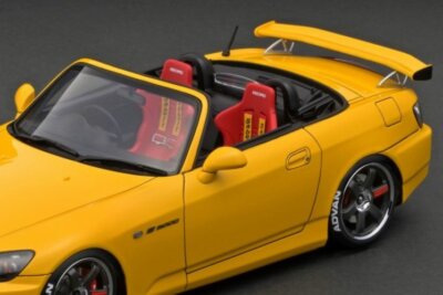 【限定70台】1/18 Honda S2000 IG2588 エンジン付属 IG2589 Honda S2000 (AP2) Yellow – ignition model