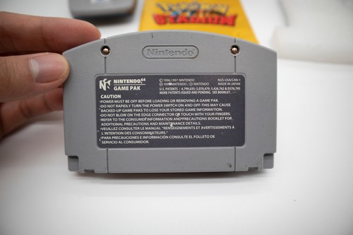 Pokemon Stadium (Nintendo 64 N64) Box, Game, Manual, Transfer Pack - Picture 9 of 10