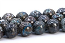 8MM Genuine Natural Multicolor Azurite Malachite Quartz Round Loose Beads