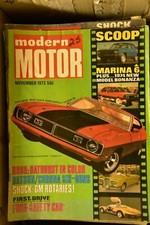 MODERN MOTOR November 1973 Marina 6, Falcon XB, Datsin Corona