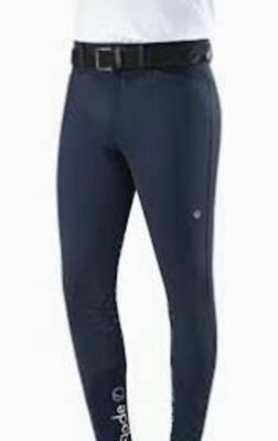 eqode Herren Hose Kniegrip, Gr. 52, blau, K18