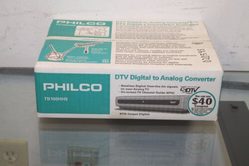 Convertisseur numérique-analogique récepteur Philco DTV TB100HH9 gris - Photo 1/5