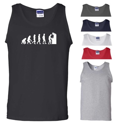 Spiel Mensch Evolution Weste lustiger Witz Videospiele Xbox PS4 PC Gamer Geschenk Tank Top