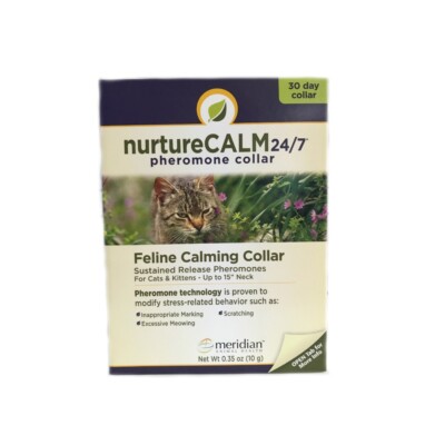 NurtureCalm Feline Calming Collar for Cats - Stress & Anxiety Relief