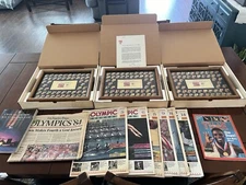 COCA COLA COKE 1984 OLYMPIC 150 FLAG PIN SET SERIES