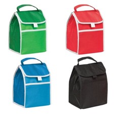 Red / Black / Green Eco Unisex Daily Work School Lunch Bag