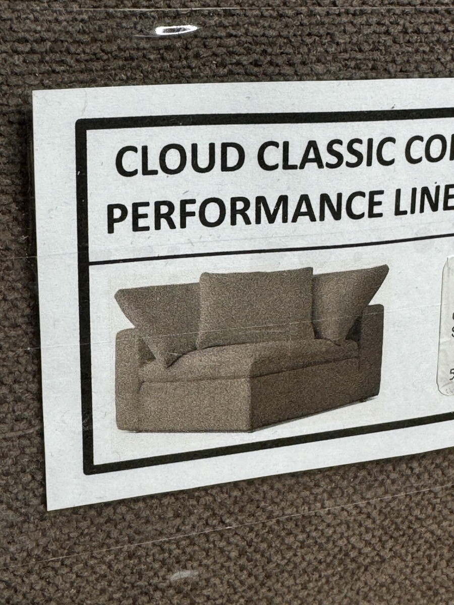 Restoration Hardware Cloud Corner Chair SLIPCOVERS Perf Lin Wve
