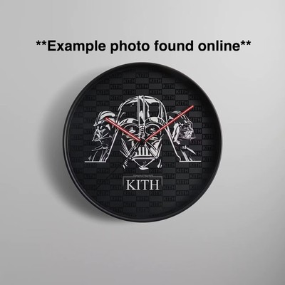 Kith x Star Wars Darth Vader Wall Clock - Brand NEW! | eBay Kith x Star Wars Darth Vader Wall Clock - Brand NEW! | eBay