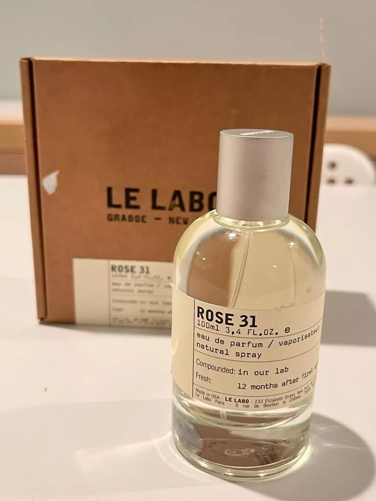 1 PIECE LE LABO GRASSE NEW YORK ROSE 31 NEW UNSEALED BOX 3.4 FL.OZ