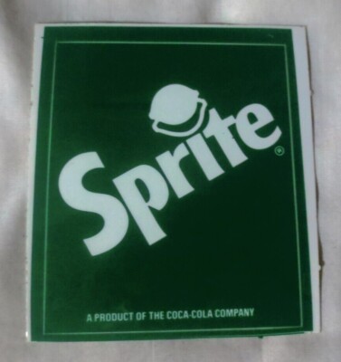 Sprite Decal 2 1/2 inches by 3 inches