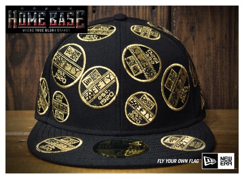 Rare New Era 59fifty Fitted All Over Sticker Embroidery With Defcts Ebay