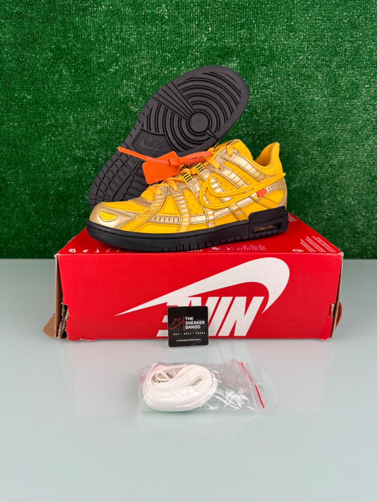 OFF WHITE X NIKE Taglia 8 5 Nike Off White x Air Rubber Dunk University G