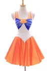 SK-01 size S-M Sailor Venus orange white dress dress cosplay manga costume anime