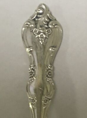Flower Flowers International Deep Silver Vintage Spoon Collectible
