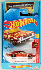 Hot Wheels '69 Dodge Charger 500 GHG09 HW Flames Burgundy 8/10