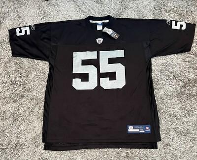 NFL Classic Oakland Raiders #55 McClain Blk XL Reebok On Field