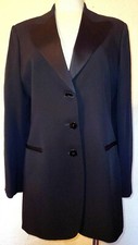 Iceberg Black Tuxedo Blazer Size M