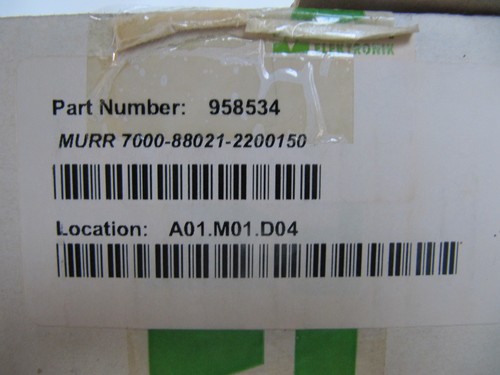 (Box of 8) Murr Cordset 3P M8 Male to M8 Fem 90 Deg 1.5M 7000-88021-2200150 - Picture 3 of 5