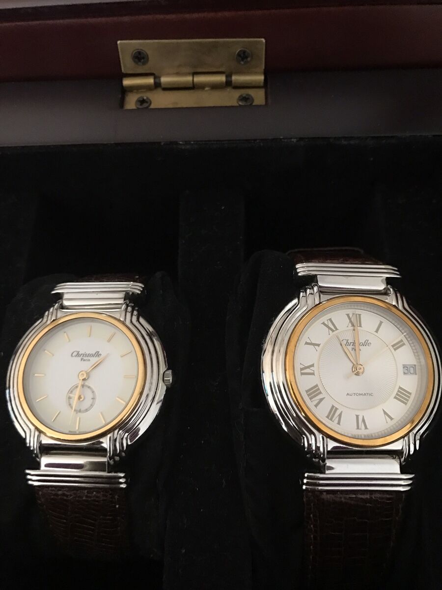 CHRISTOFLE WATCHES PARIS. SWISS AUTOMATIC. CRYSTAL & DIAL CHRISTOFLE WATCHES PARIS. SWISS AUTOMATIC. CRYSTAL & DIAL