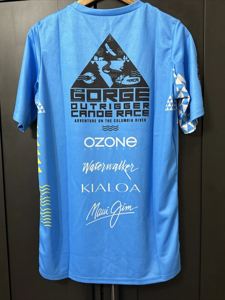 Camiseta de carrera Gorge Outrigger talla M ozono pnworca Vaa Paddle Foto 3 de 4