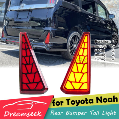 LED Heckleuchte Stoßstangen für Toyota Noah Voxy 14-18 Bremsleuchte Blinklicht