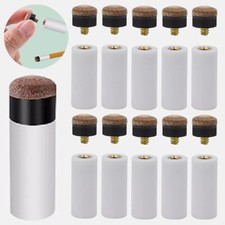 13mm Soft Cue Tips Billiard Replacement Screw-On Tips Pool Cue Stick Set of 10