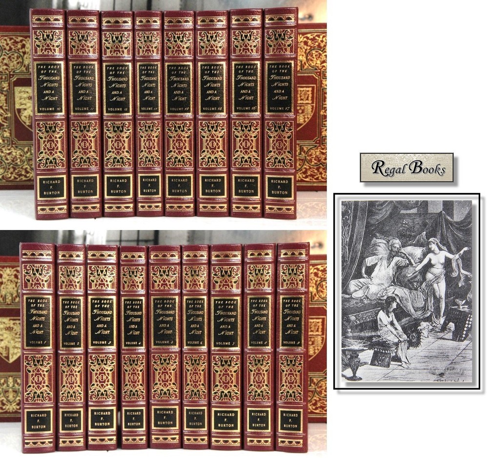 Thousand Nights and a Night by Richard Burton Easton Press Arabian Nights Leatherbound