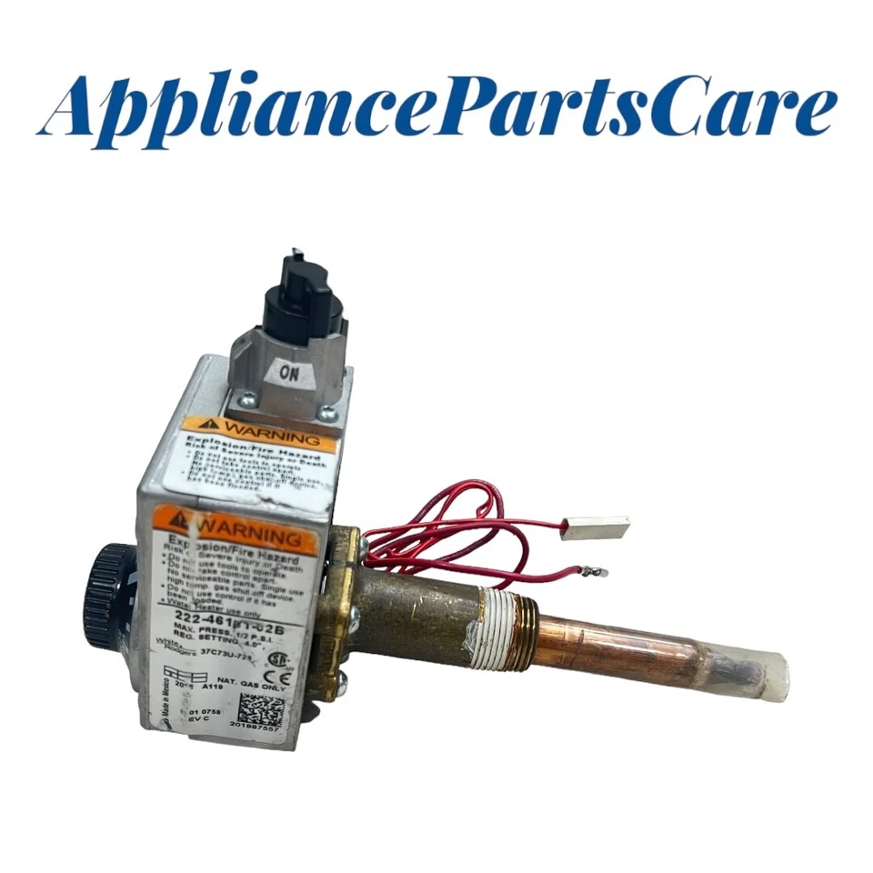 Válvula de gas calentador de agua White Rodgers 37C73U725, 37C73U-725 Foto 3 de 4