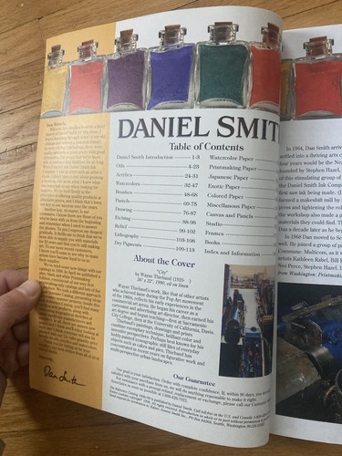Daniel Smith (Artists’ Materials) vintage Catalog lot Dover books, picture frame - Picture 9 of 20