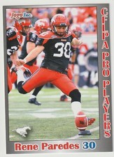 2012 Jogo Rene Paredes Card #178 Calgary Stampeders Concordia