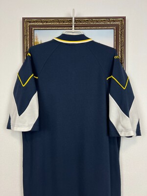Vintage 90's Umbro Scotland Football Train Jersey Polo Soccer