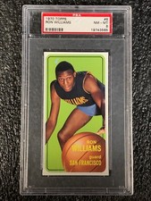 1970 Topps Basketball #8 Ron Williams PSA 8
