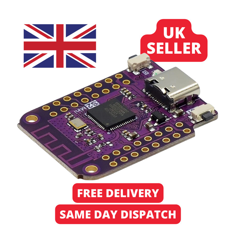ESP32 S2 Mini Wemos Development Board 2MB PSRAM WiFi USB Type-C