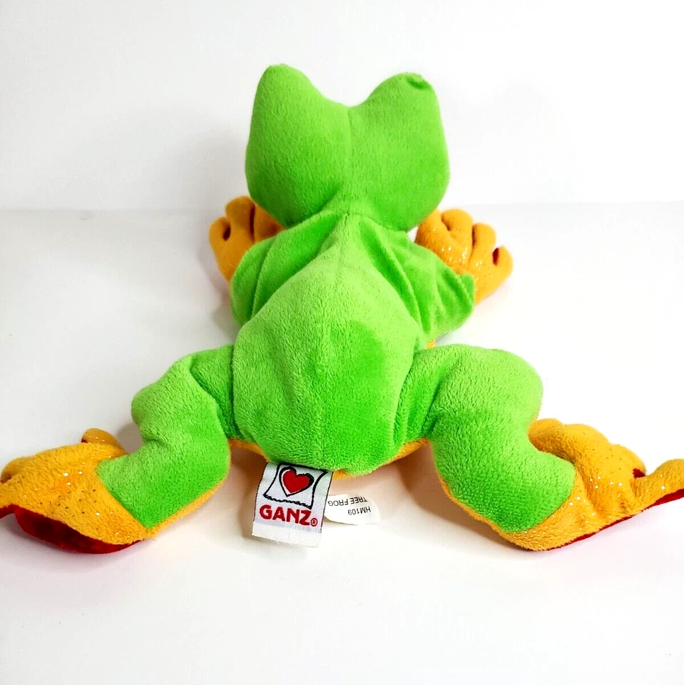 Ganz Webkinz Lilkinz Plush Tree Frog HM109 Stuffed Animal Serial# HM109 (NoTAG) - Image 3 of 3