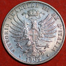 Italia 25 Centesimi 1902 Vittorio Emanuele III KM# 36