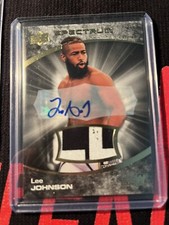 2021 Upper Deck AEW Spectrum Dark Auto Memorabilia 10/10 Lee Johnson #82 Auto