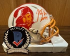 John Lynch Autographed Tampa Bay Buccaneers Throwback Mini Helmet HOF 21 Beckett