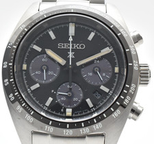 【NEAR MINT】SEIKO Prospex SBDL091 V192-0AF0 Solar Chronograph Silver JAPAN