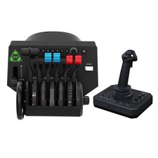 Honeycomb Aeronautical Bravo Throttle Quadrant Bundle with Aviation Stick