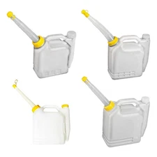 Oil Mixing Bottle Contrast Pot 2 Stroke Measuring Dispensing with Nozzle