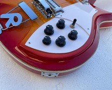 12 Strings Electric Guitar Glossy Finished Semi-Hollowbody 3Ply Neck Guitarra
