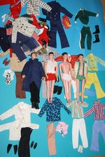 vintage Mega Set Petra Plasty Fred ,12+ Outfits, 5 dolls , Barbie Ken Clone