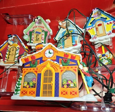Mr Christmas Mickeys Clock Shop Display For Tree Or Table Working When Tested