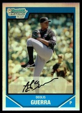2007 Bowman Draft Chrome Prospects Refractors #BDPP72 Deolis Guerra
