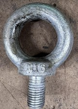 Lifting Eye Bolt, M16 equivalent To 5/8   Zinc Plated