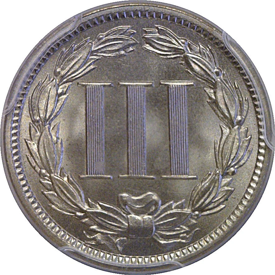 1888 Nickel Three Cent   PCGS MS-67 - Image 3 of 3